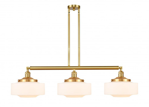 Bridgeton - 3 Light - 44 inch - Satin Gold - Stem Hung - Adjustable Island Light (3442|213-SG-G691-12-LED)