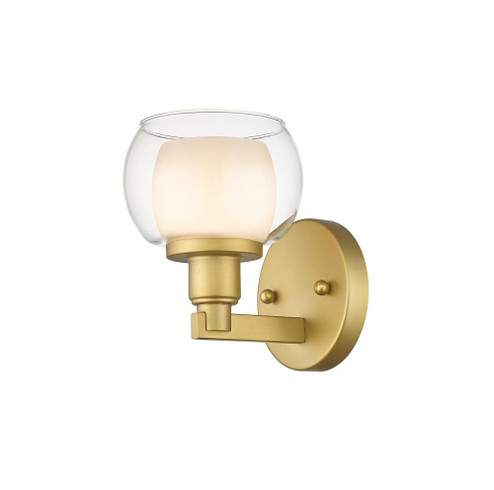 Cairo - 1 Light - 5 inch - Satin Gold - Bath Vanity Light (3442|330-1W-SG-CLW)