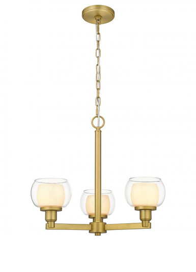 Cairo - 3 Light - 20 inch - Satin Gold - Chain Hung - Pendant (3442|330-3CR-SG-CLW-LED)