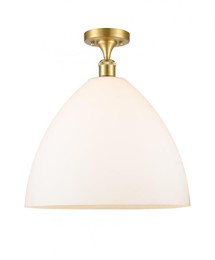 Bristol - 1 Light - 16 inch - Satin Gold - Semi-Flush Mount (3442|516-1C-SG-GBD-161-LED)