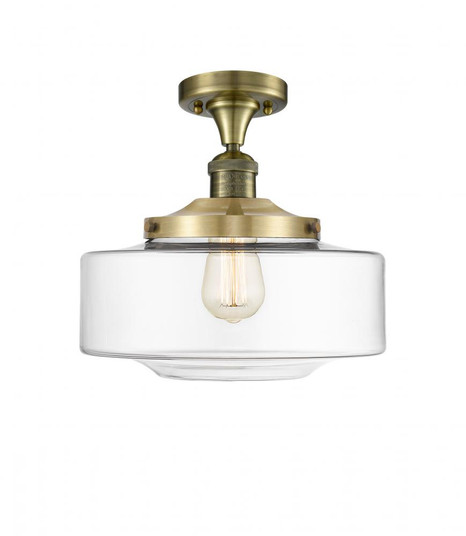 Bridgeton - 1 Light - 12 inch - Antique Brass - Semi-Flush Mount (3442|517-1CH-AB-G692-12)