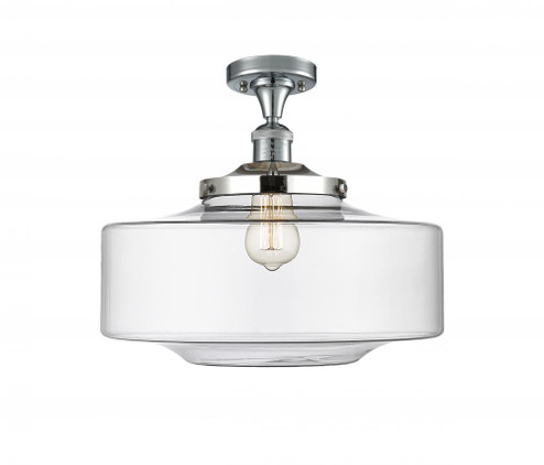 Bridgeton - 1 Light - 16 inch - Polished Chrome - Semi-Flush Mount (3442|517-1CH-PC-G692-16)