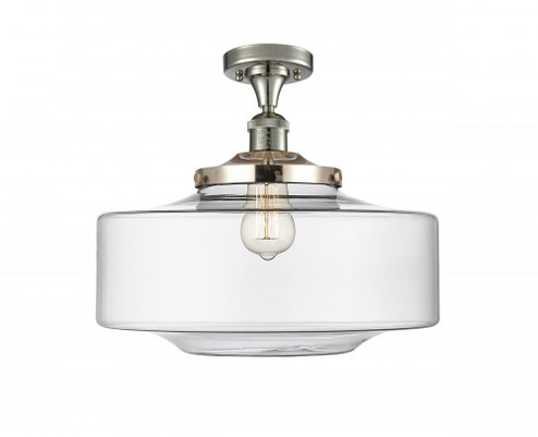 Bridgeton - 1 Light - 16 inch - Polished Nickel - Semi-Flush Mount (3442|517-1CH-PN-G692-16)