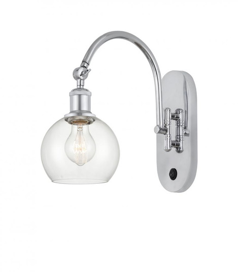 Athens - 1 Light - 6 inch - Polished Chrome - Adjustable Swing Arm (3442|518-1W-PC-G122-6-LED)