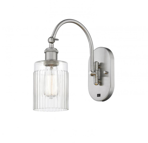 Hadley - 1 Light - 5 inch - Brushed Satin Nickel - Adjustable Swing Arm (3442|518-1W-SN-G342-LED)