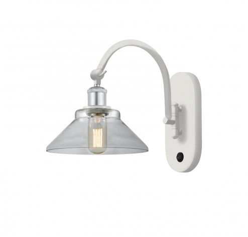 Orwell - 1 Light - 8 inch - White Polished Chrome - Adjustable Swing Arm (3442|518-1W-WPC-G132-LED)