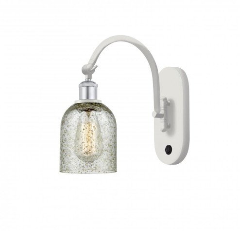 Caledonia - 1 Light - 5 inch - White Polished Chrome - Adjustable Swing Arm (3442|518-1W-WPC-G259)