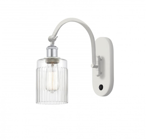 Hadley - 1 Light - 5 inch - White Polished Chrome - Adjustable Swing Arm (3442|518-1W-WPC-G342)