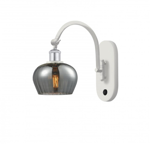 Fenton - 1 Light - 7 inch - White Polished Chrome - Adjustable Swing Arm (3442|518-1W-WPC-G93-LED)