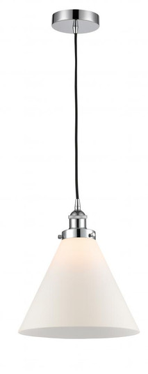 Cone - 1 Light - 12 inch - Polished Chrome - Cord hung - Mini Pendant (3442|616-1PH-PC-G41-L-LED)