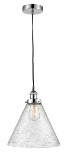 Cone - 1 Light - 12 inch - Polished Chrome - Cord hung - Mini Pendant (3442|616-1PH-PC-G44-L)