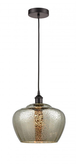 Fenton - 1 Light - 11 inch - Oil Rubbed Bronze - Cord hung - Mini Pendant (3442|616-1P-OB-G96-L)