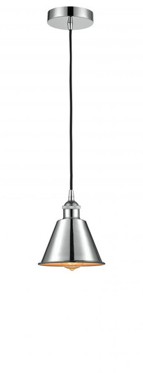 Smithfield - 1 Light - 7 inch - Polished Chrome - Cord hung - Mini Pendant (3442|616-1P-PC-M8)