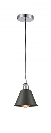 Smithfield - 1 Light - 7 inch - Polished Chrome - Cord hung - Mini Pendant (3442|616-1P-PC-M8-OB)