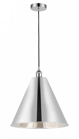 Berkshire - 1 Light - 16 inch - Polished Chrome - Cord hung - Mini Pendant (3442|616-1P-PC-MBC-16-PC)