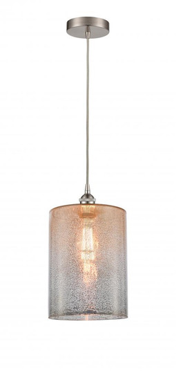 Cobbleskill - 1 Light - 9 inch - Brushed Satin Nickel - Cord hung - Mini Pendant (3442|616-1P-SN-G116-L)