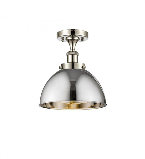 Derby - 1 Light - 10 inch - Polished Nickel - Semi-Flush Mount (3442|916-1C-PN-MFD-10-PN)
