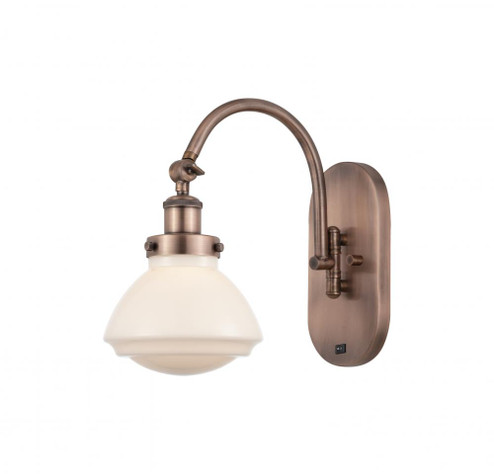 Olean - 1 Light - 7 inch - Antique Copper - Adjustable Swing Arm (3442|918-1W-AC-G321)