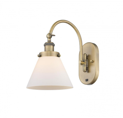 Cone - 1 Light - 8 inch - Brushed Brass - Adjustable Swing Arm (3442|918-1W-BB-G41)