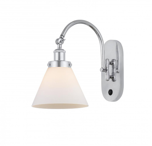 Cone - 1 Light - 8 inch - Polished Chrome - Adjustable Swing Arm (3442|918-1W-PC-G41-LED)
