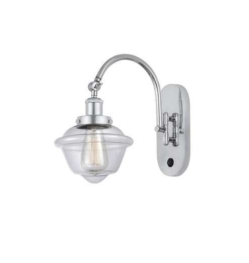 Oxford - 1 Light - 8 inch - Polished Chrome - Adjustable Swing Arm (3442|918-1W-PC-G532)