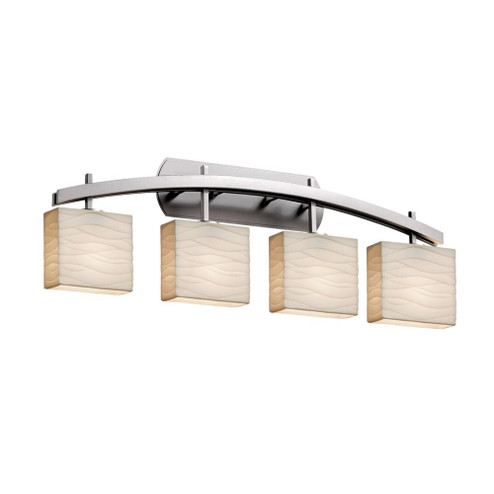 Archway 4-Light Bath Bar (254|PNA-8594-55-WAVE-NCKL)
