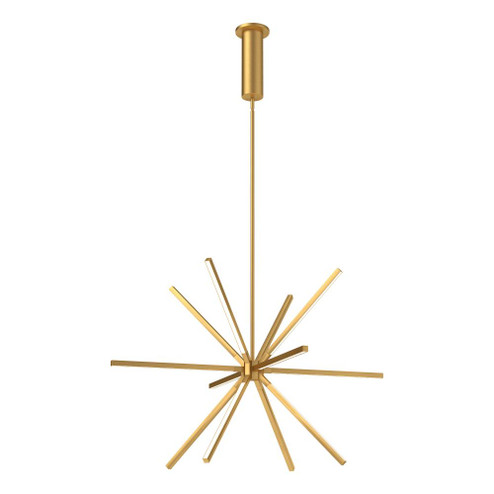 Sirius Minor 32-in Brushed Gold Dimmable LED Chandelier (461|CH14232-BG)