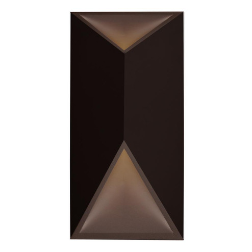 Indio 12-in Bronze Dimmable LED Outdoor Wall Sconce (461|EW60312-BZ)