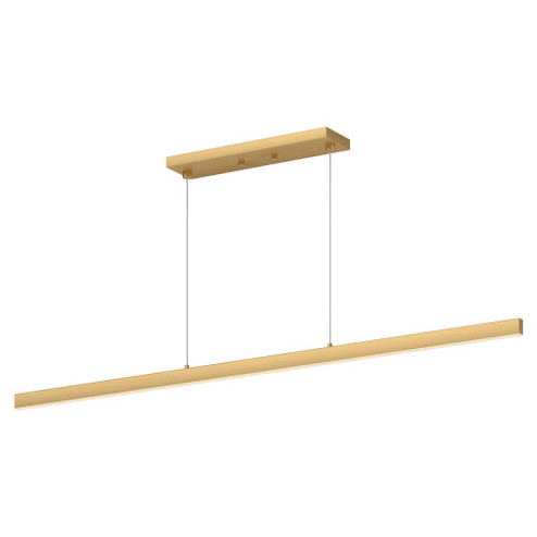 Vega 56-in Brushed Gold LED Linear Pendant (461|LP10356-BG)