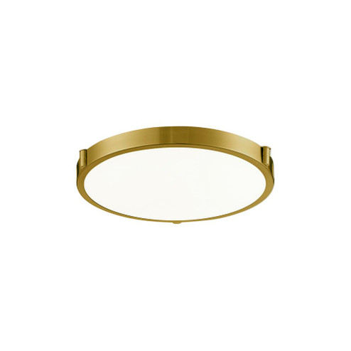 Floyd 11-in Brushed Gold LED Flush Mount (461|501102BG-LED)