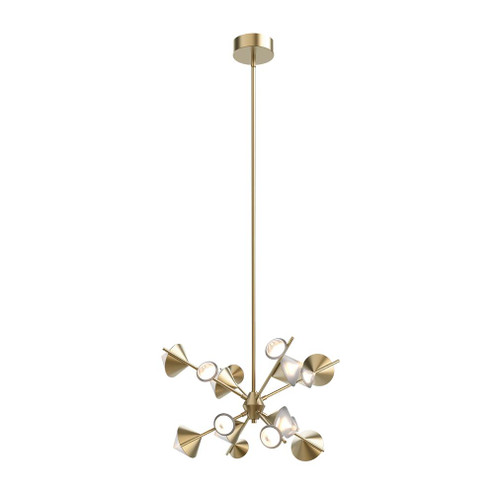Geode 25-in Brushed Gold LED Chandeliers (461|CH50825-BG)