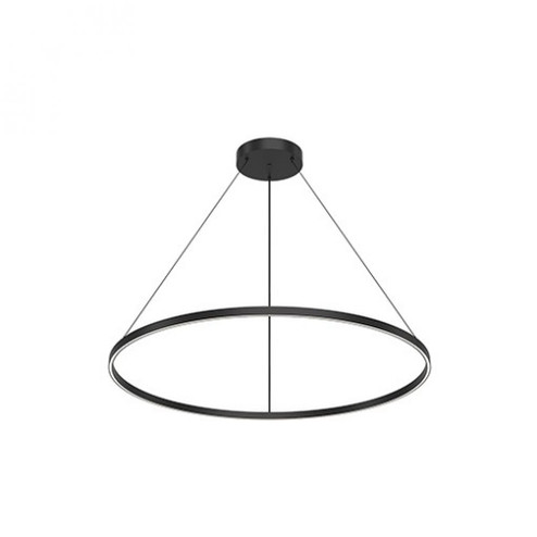 Cerchio 48-in Black LED Pendant (461|PD87148-BK)