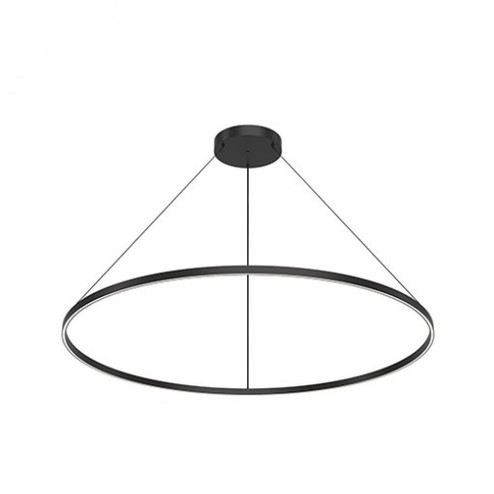 Cerchio 60-in Black LED Pendant (461|PD87160-BK)