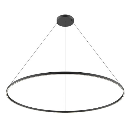 Cerchio 72-in Black LED Pendant (461|PD87172-BK)