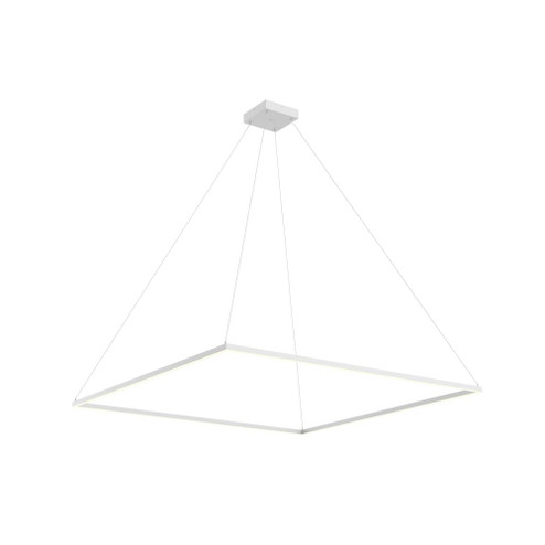 Piazza 60-in White LED Pendant (461|PD88160-WH)