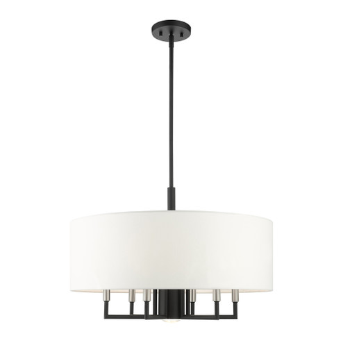 7 Lt Black Pendant Chandelier (108|49376-04)