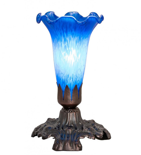 7'' High Blue Pond Lily Accent Lamp (96|13420)