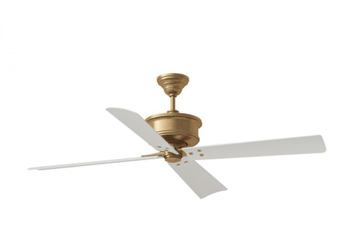 Subway 56'' Indoor/Outdoor Antique Brass Ceiling Fan with Handheld Remote Control (6|4SBWR56HAB)
