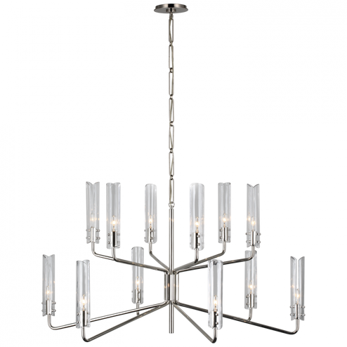 Casoria Large Two-Tier Chandelier (279|ARN 5484PN-CG)