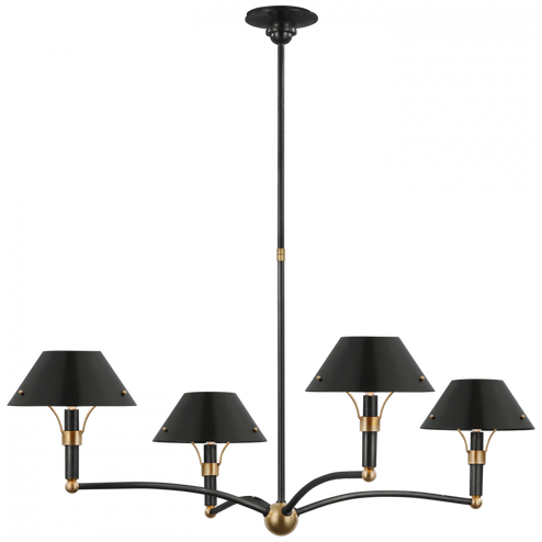 Turlington Large Chandelier (279|TOB 5726BZ/HAB-BZ)