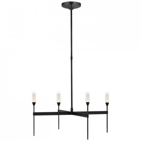 Overture Medium Uplight Chandelier (279|PB 5041BZ-CG)