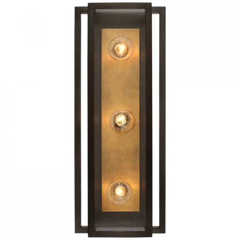 Halle 18'' Vanity Light (279|S 2202BZ/HAB-CG)