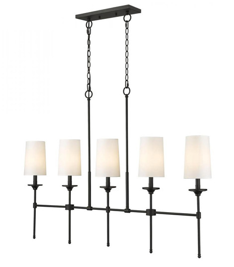 5 Light Linear Chandelier (276|3033-5L-MB)