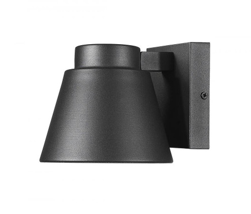 1 Light Outdoor Wall Light (276|544S-BK-LED)