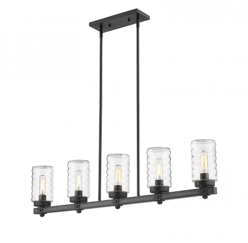 5 Light Outdoor Linear Chandelier (276|588-5L-ABB)
