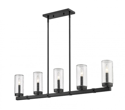 5 Light Outdoor Linear Chandelier (276|589-5L-BK)