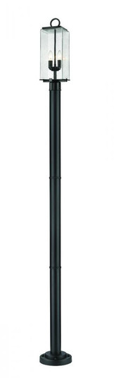 2 Light Outdoor Post Mounted Fixture (276|592PHMR-567P-BK)