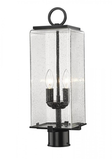 2 Light Outdoor Post Mount Fixture (276|592PHMR-BK)