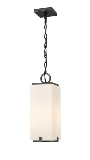 1 Light Outdoor Chain Mount Ceiling Fixture (276|593CHM-BK)
