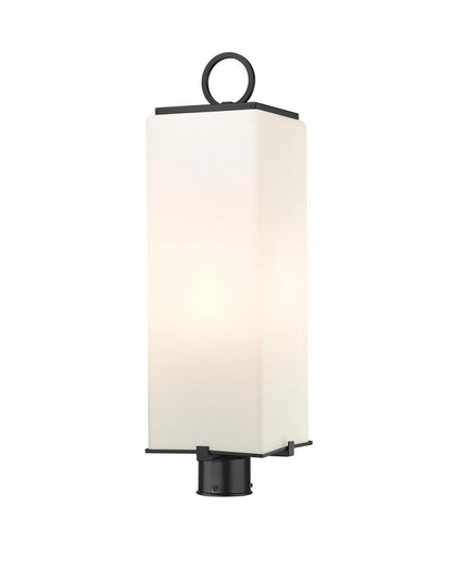 3 Light Outdoor Post Mount Fixture (276|593PHBR-BK)